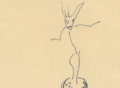 Barry Flanagan, Seeing Round Corners, Waddington Galleries, 21 feb - 24 march 2001 (catalogue front cover), cropped